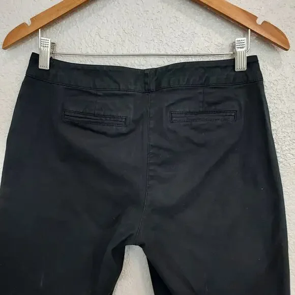 CAbi Black Chino Bermuda Length Shorts Size 4 - Picture 7 of 12